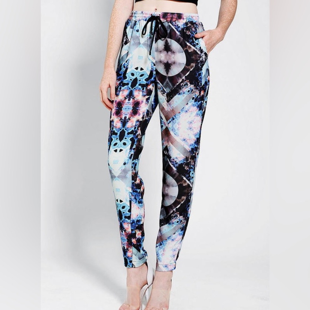 Stylestalker Space Jam Pants, Galaxy Print